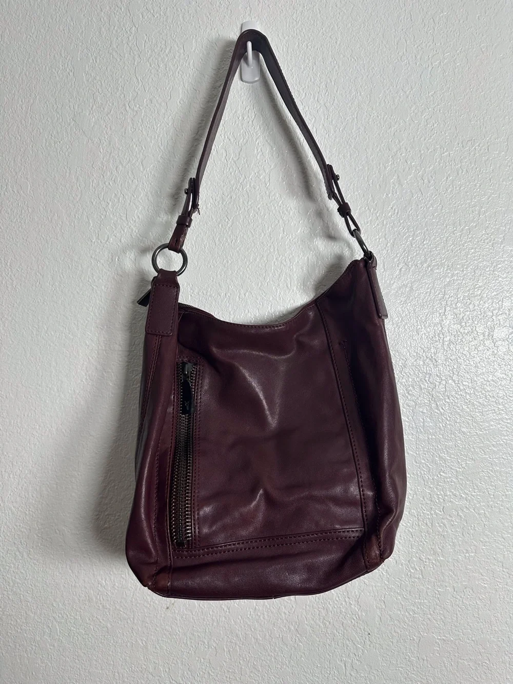 Frye Leather Lena Hobo Bag with shoulder Strap
